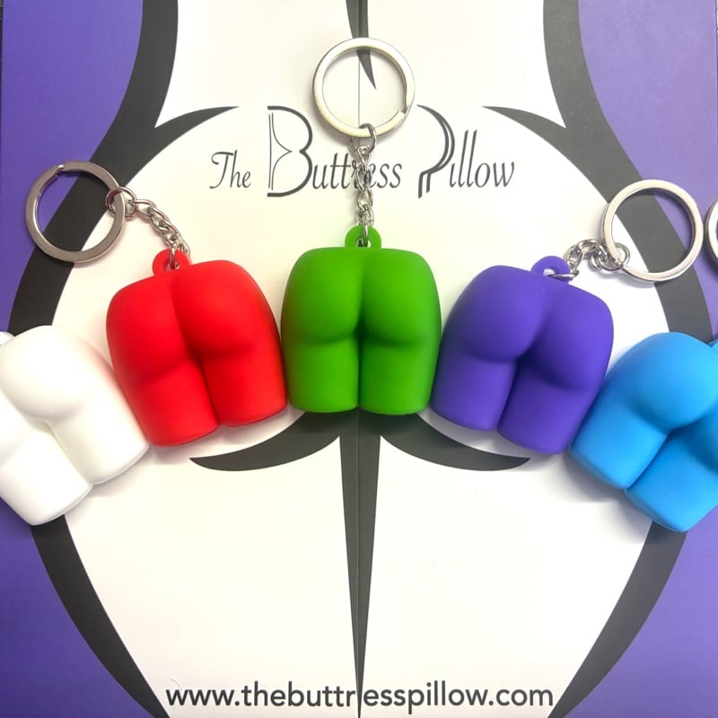 The Mini-Butt Keychain – Set of 3 - Mixed Assortment - view 5